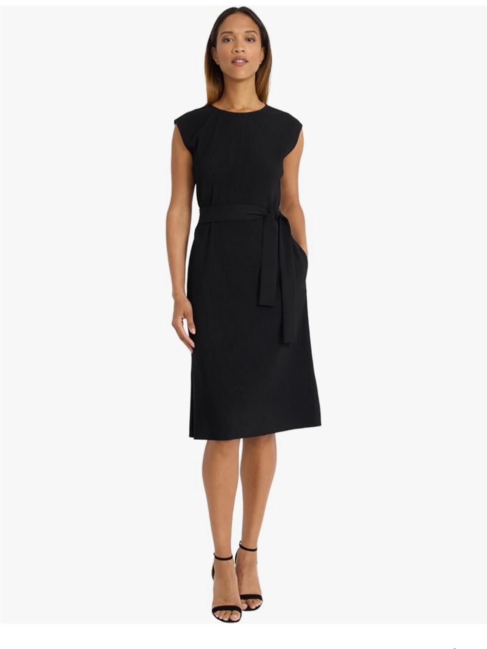NWT Maggy London Midi Sheath Dress in Black